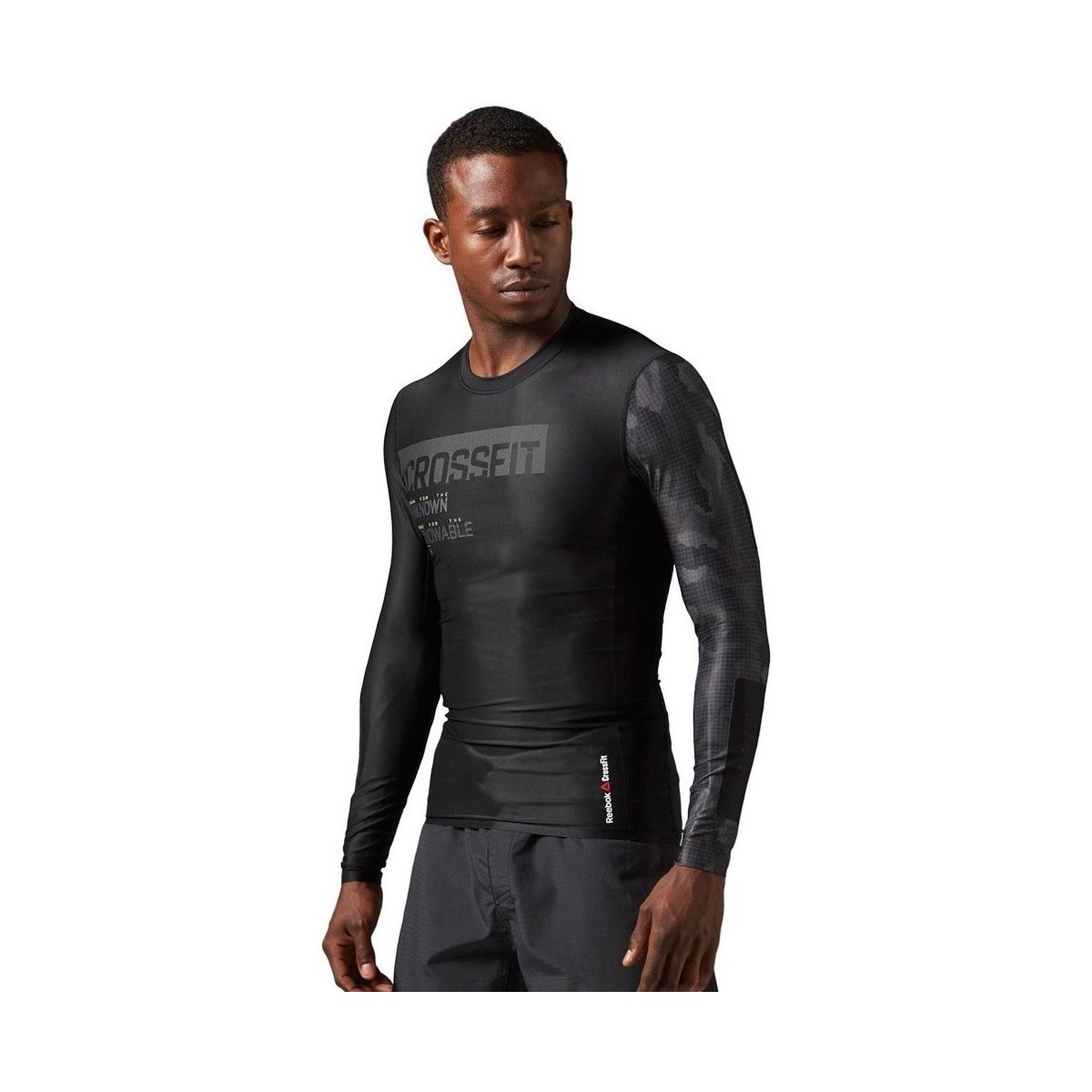 Oblečenie Muž Tričká s krátkym rukávom Reebok Sport Rcf LS Compression Shirt Čierna