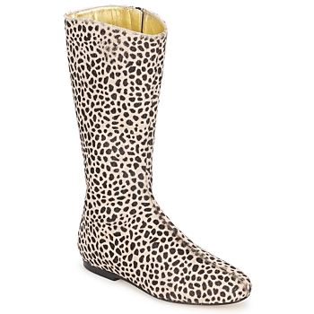 Topánky Žena Čižmy do mesta French Sole PATCH Leopard