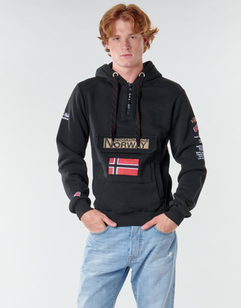 Oblečenie Muž Mikiny Geographical Norway GYMCLASS Čierna