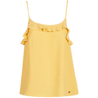 Oblečenie Žena Tielka a tričká bez rukávov Les Petites Bombes AZITAFE Žltá