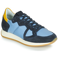 Topánky Žena Nízke tenisky Philippe Model MONACO VINTAGE BASIC Modrá / Žltá