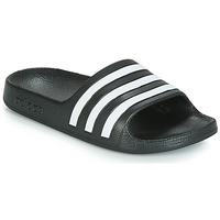 Topánky Deti športové šľapky Adidas Sportswear ADILETTE AQUA K Čierna / Biela