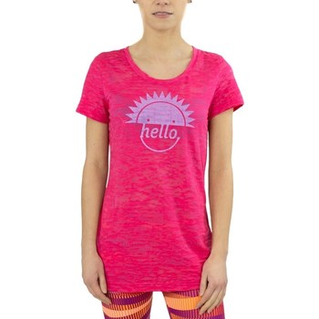 Oblečenie Žena Tričká s krátkym rukávom Reebok Sport RH Burnout Tshirt Ružová