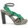 Topánky Žena Sandále Michel Perry 12709 Zelená smaragdová