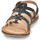 Topánky Dievča Sandále Kickers DIXON Čierna / Hadí vzor
