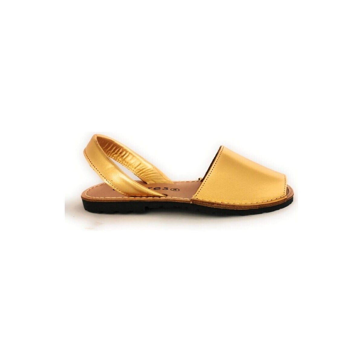 Topánky Sandále Colores 11946-27 Zlatá