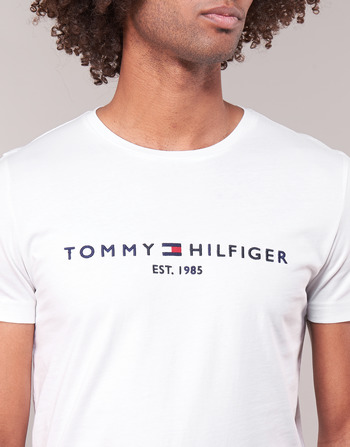 Tommy Hilfiger TOMMY FLAG HILFIGER TEE Biela