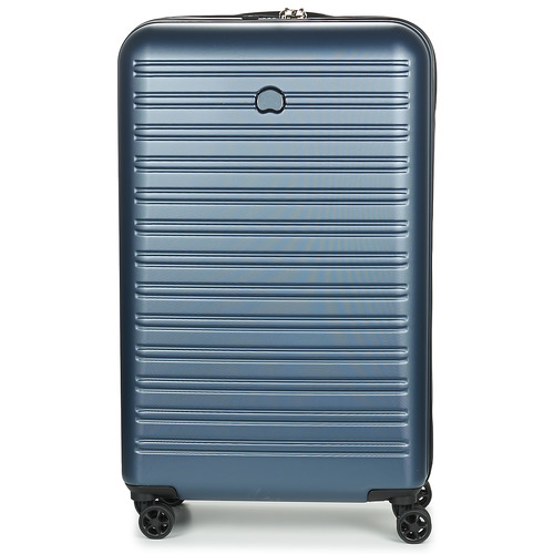 Tašky Pevné cestovné kufre DELSEY PARIS SEGUR 4DR 78CM Modrá