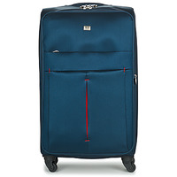 Tašky Pružné cestovné kufre David Jones JAVESKA 111L Modrá
