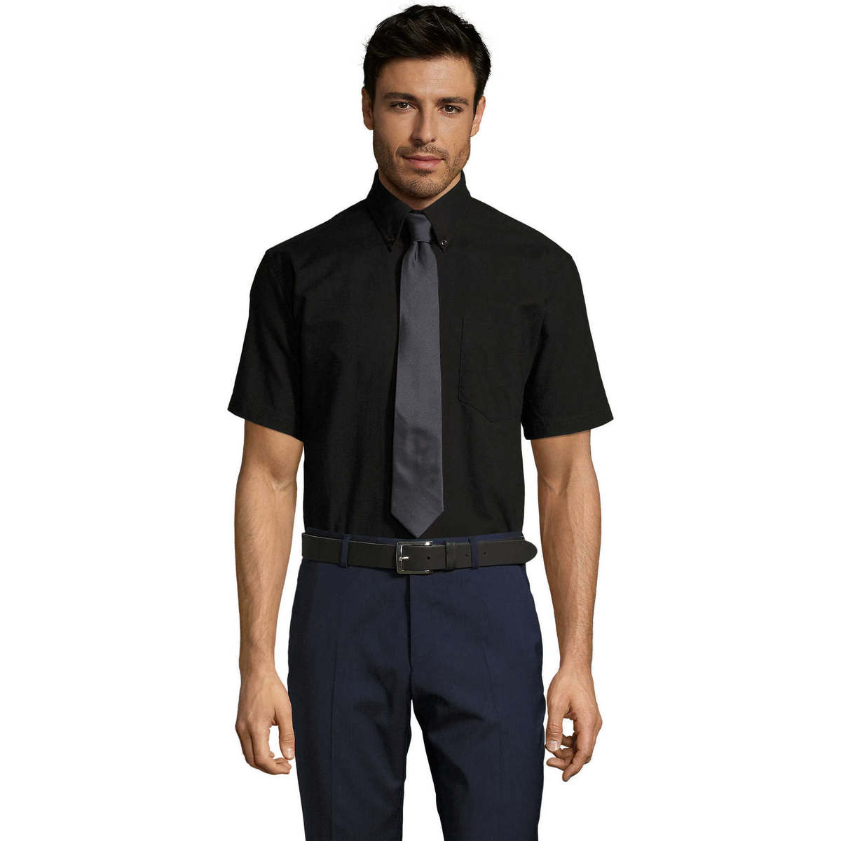 Oblečenie Muž Košele s krátkym rukávom Sols BRISBANE ORIGINAL WORK Čierna