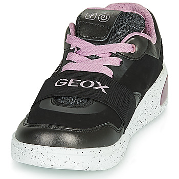Geox J XLED GIRL Čierna / Ružová / Led