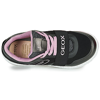 Geox J XLED GIRL Čierna / Ružová / Led