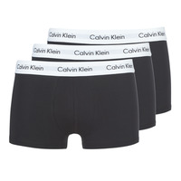 Spodná bielizeň Muž Boxerky Calvin Klein Jeans COTTON STRECH LOW RISE TRUNK X 3 Čierna