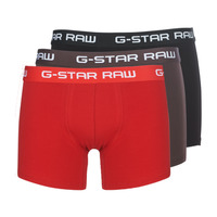 Spodná bielizeň Muž Boxerky G-Star Raw CLASSIC TRUNK CLR 3 PACK Čierna / Červená / Hnedá