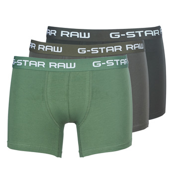 Spodná bielizeň Muž Boxerky G-Star Raw CLASSIC TRUNK CLR 3 PACK Čierna / Zelená
