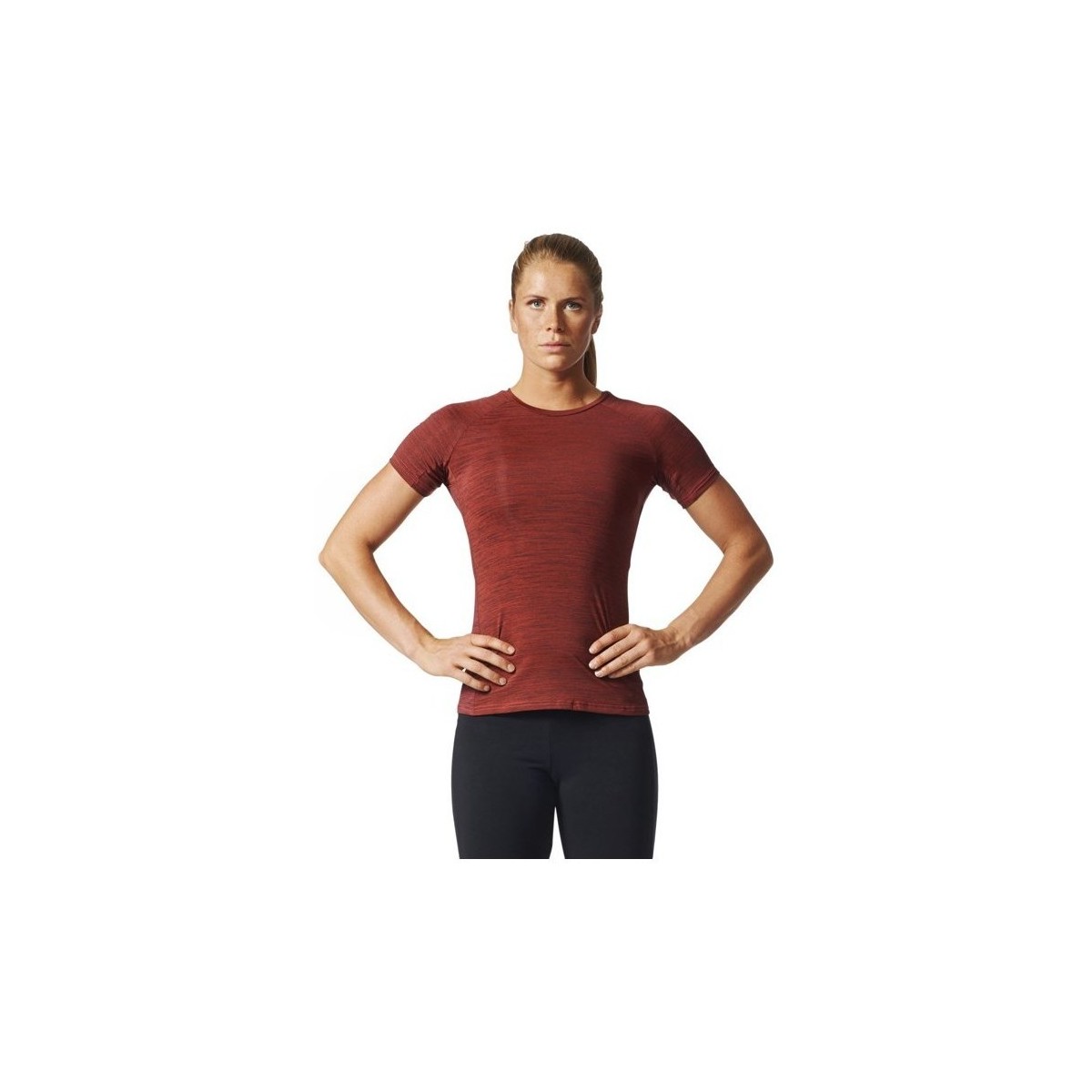 Oblečenie Žena Tričká s krátkym rukávom adidas Originals Performance Tee Čierna, Červená