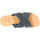 Topánky Muž Šľapky Attica Sandals ORION NUBUCK BLACK Čierna