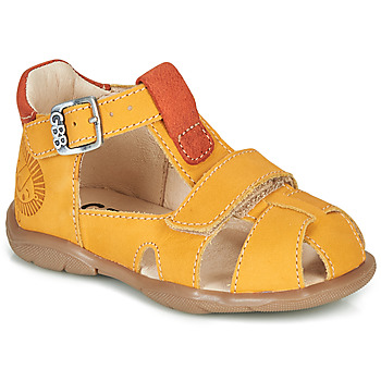Topánky Chlapec Sandále GBB SEROLO Žltá / Oranžová