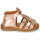 Topánky Dievča Sandále GBB CARETTE Ružová / Zlatá