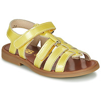 Topánky Dievča Sandále GBB KATAGAMI Žltá