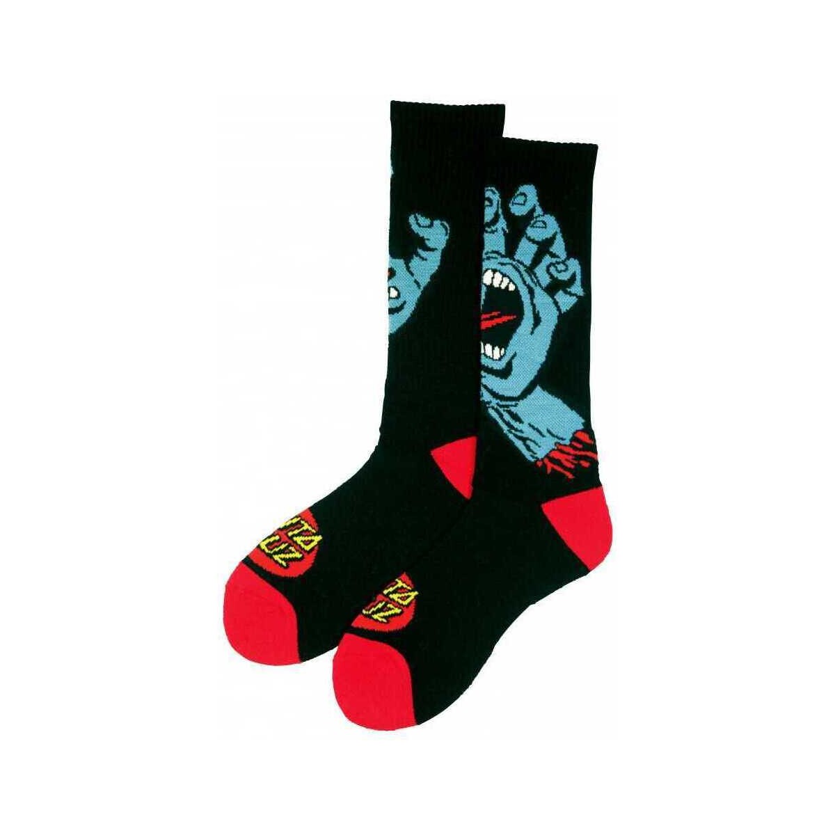 Spodná bielizeň Muž Ponožky Santa Cruz Screaming hand sock Čierna