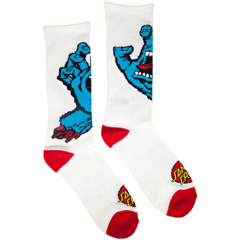 Spodná bielizeň Muž Ponožky Santa Cruz Screaming hand sock Biela