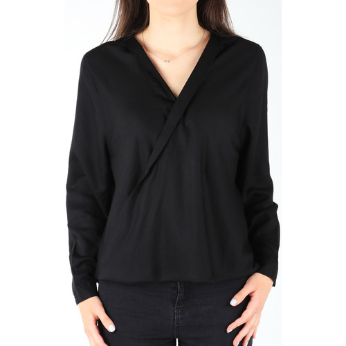 Oblečenie Žena Košele a blúzky Wrangler L/S Wrap Shirt Black W5180BD01 Čierna