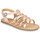 Topánky Dievča Sandále Citrouille et Compagnie MAYANA Ružová / Zlatá