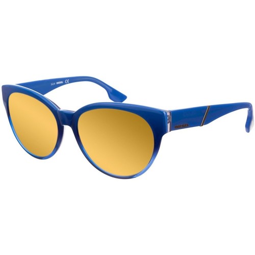 Hodinky & Bižutéria Žena Slnečné okuliare Diesel DL0124-90G Modrá