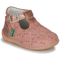 Topánky Dievča Sandále Kickers BONBEK-3 Ružová / Bodkovaný vzor