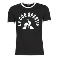 Oblečenie Muž Tričká s krátkym rukávom Le Coq Sportif ESS Tee SS N°3 M Čierna / Biela