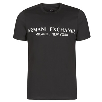 Oblečenie Muž Tričká s krátkym rukávom Armani Exchange HULI Čierna