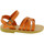 Topánky Muž Sandále Attica Sandals HEBE CALF ORANGE Oranžová