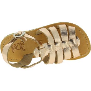 Attica Sandals PERSEPHONE CALF GOLD-PINK Zlatá