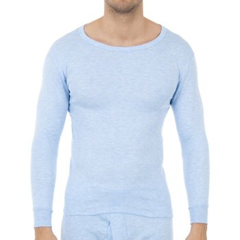 Oblečenie Muž Tričká s dlhým rukávom Abanderado 0808-CELESTE Modrá