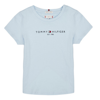 Oblečenie Dievča Tričká s krátkym rukávom Tommy Hilfiger KG0KG05023 Modrá