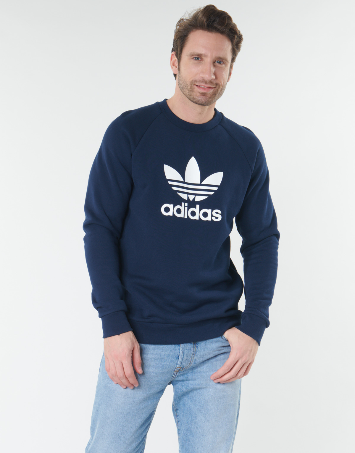 Oblečenie Muž Tričká s dlhým rukávom adidas Originals ED5948 Námornícka modrá