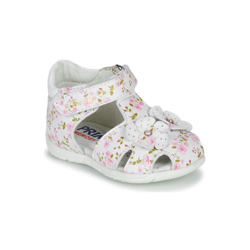 Topánky Dievča Sandále Primigi 5401300 Biela / Ružová