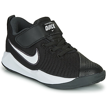 Topánky Deti Univerzálna športová obuv Nike TEAM HUSTLE QUICK 2 PS Čierna / Biela