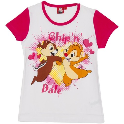 Oblečenie Dievča Tričká s krátkym rukávom Disney WD26120-FUCSIA Ružová
