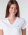 Oblečenie Žena Tričká s krátkym rukávom Tommy Hilfiger HERITAGE V-NECK TEE Biela