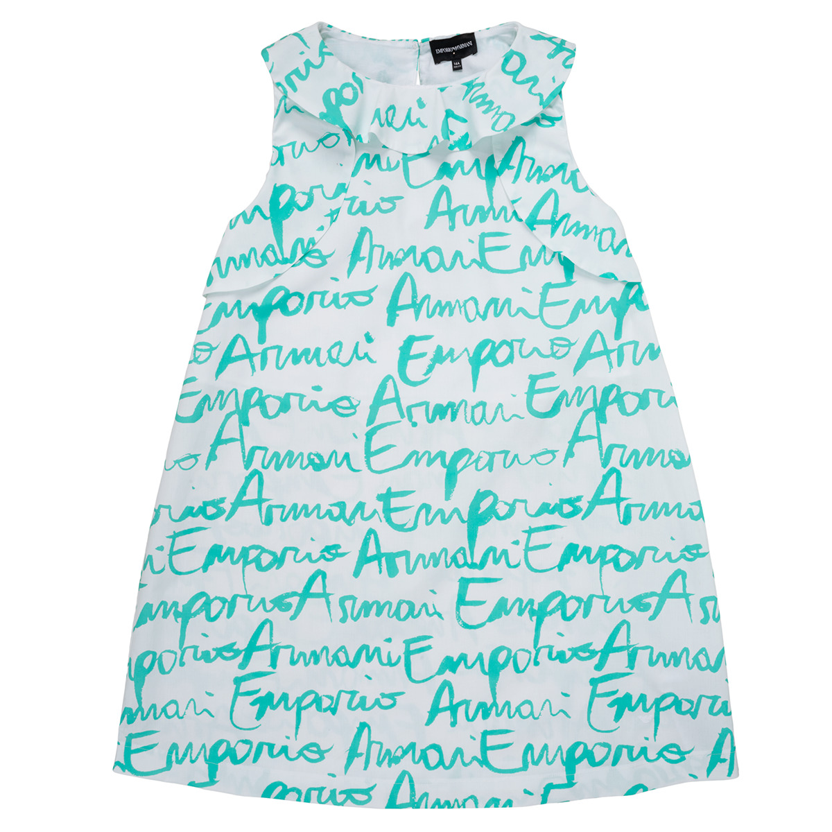 Oblečenie Dievča Krátke šaty Emporio Armani Antoni Biela / Modrá