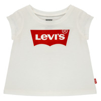 Oblečenie Dievča Tričká s krátkym rukávom Levi's BATWING TEE Biela