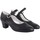 Topánky Žena Univerzálna športová obuv Bienve Dámska topánka  flamenco-pásik čierna Čierna
