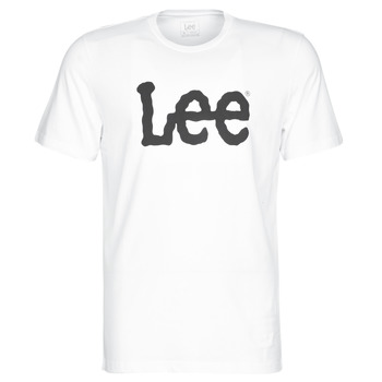 Oblečenie Muž Tričká s krátkym rukávom Lee LOGO TEE SHIRT Biela