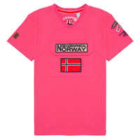 Oblečenie Chlapec Tričká s krátkym rukávom Geographical Norway JIRI Ružová