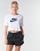 Oblečenie Žena Tričká s krátkym rukávom Nike W NSW TEE ESSNTL CRP ICN FTR Biela / Čierna