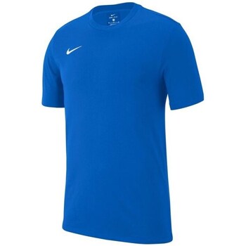 Oblečenie Chlapec Tričká s krátkym rukávom Nike JR Team Club 19 Modrá