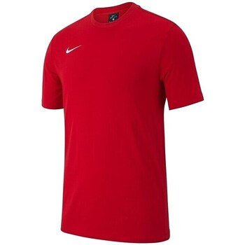 Oblečenie Chlapec Tričká s krátkym rukávom Nike JR Team Club 19 Červená
