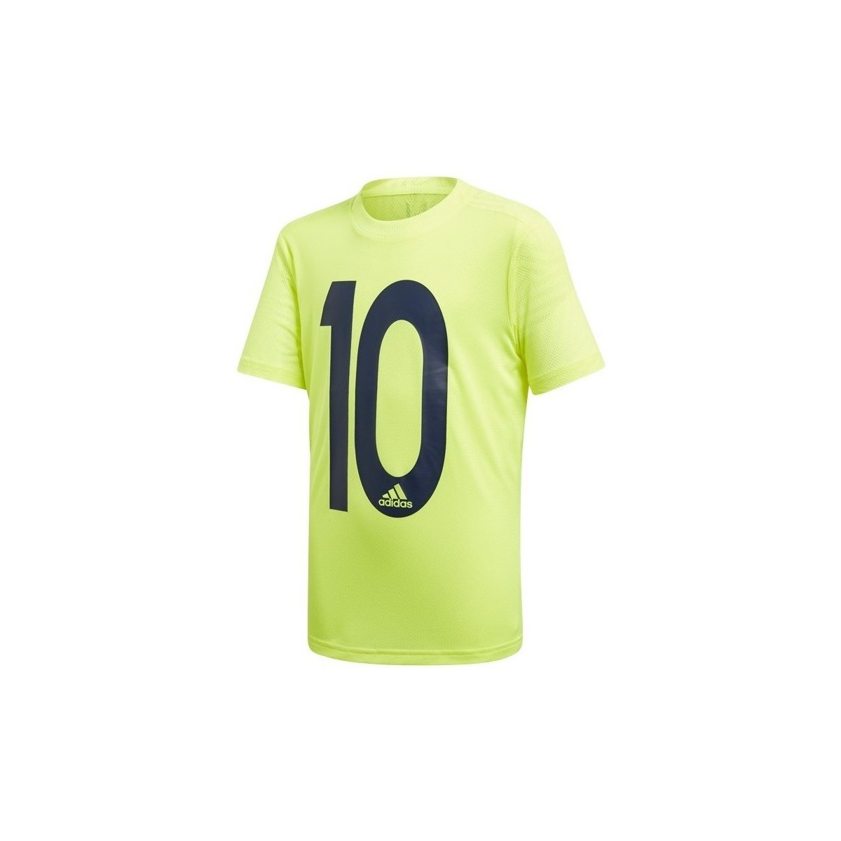 Oblečenie Chlapec Tričká s krátkym rukávom adidas Originals JR Messi Icon Jersey Zelená